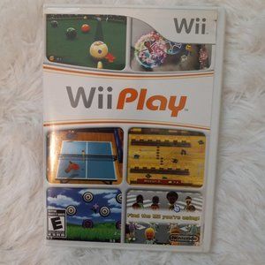 Wii PLAY GAME WITH INSTRUCTIONS